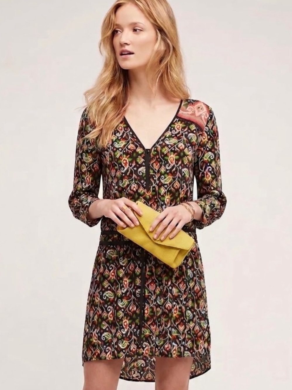 VERONICA BEARD $398 • 18.5” PTP • Venice Silk Mini Dress